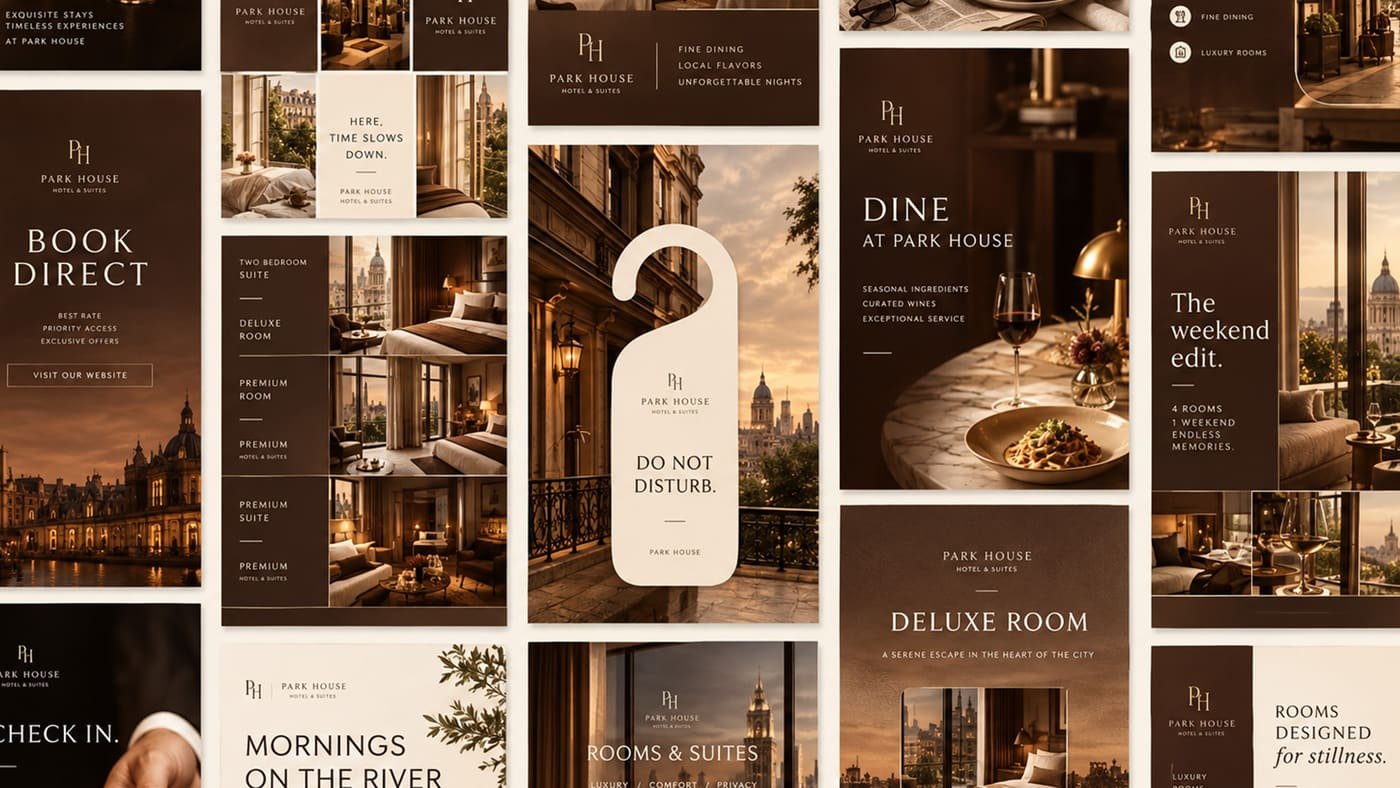 Digital presence and social media visual identity