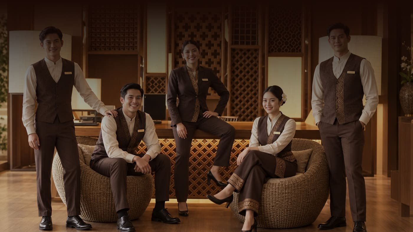 Ikor Hospitality operations team in a hotel lounge